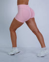 Bebi roze CLEARLY PINK sportski šorc visokog struka za žene — neprovidan, push up | EGO