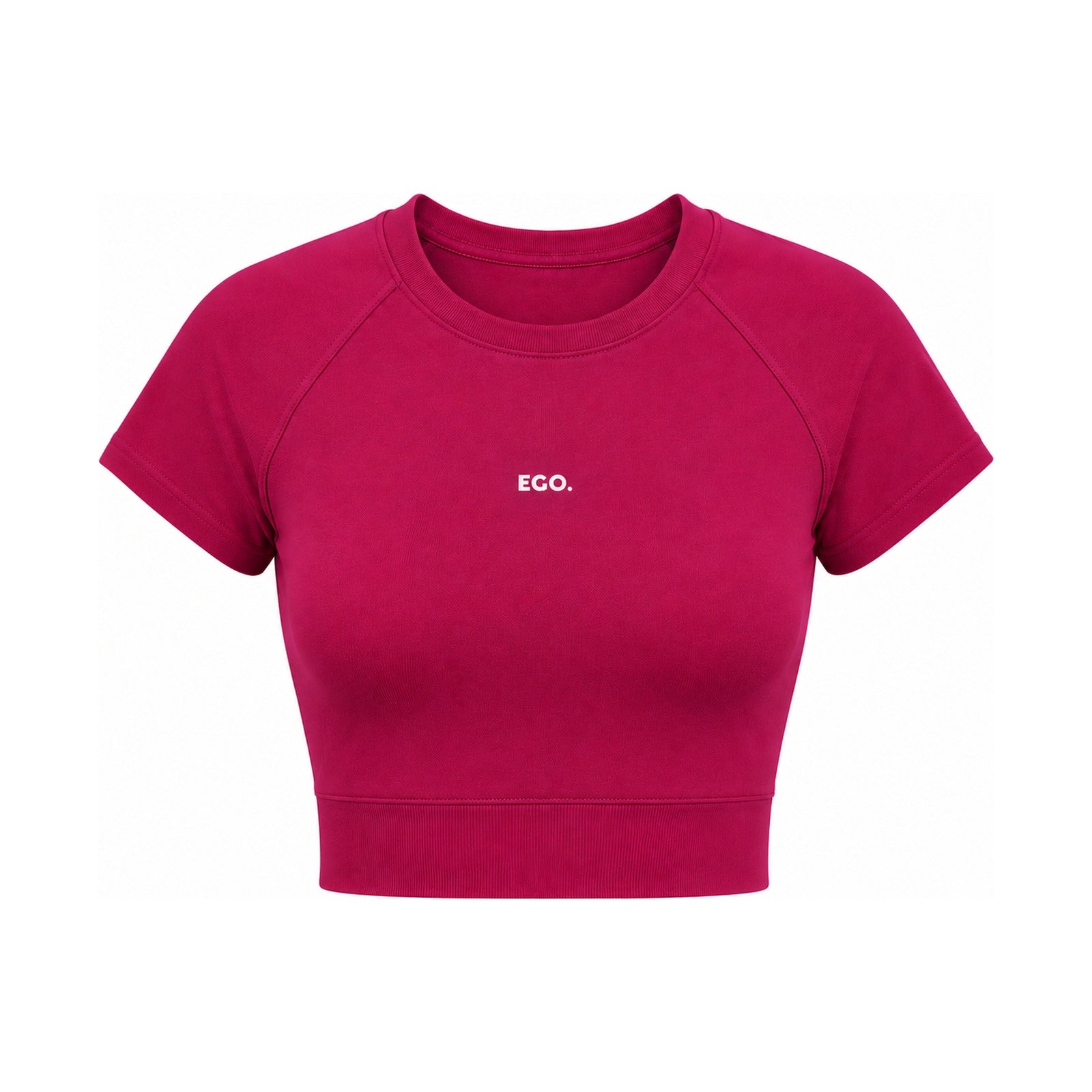 BLOODLINE crveni ženski crop top sa kratkim rukavom — EGO