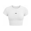 LADY LILI beli ženski crop top sa kratkim rukavom — EGO