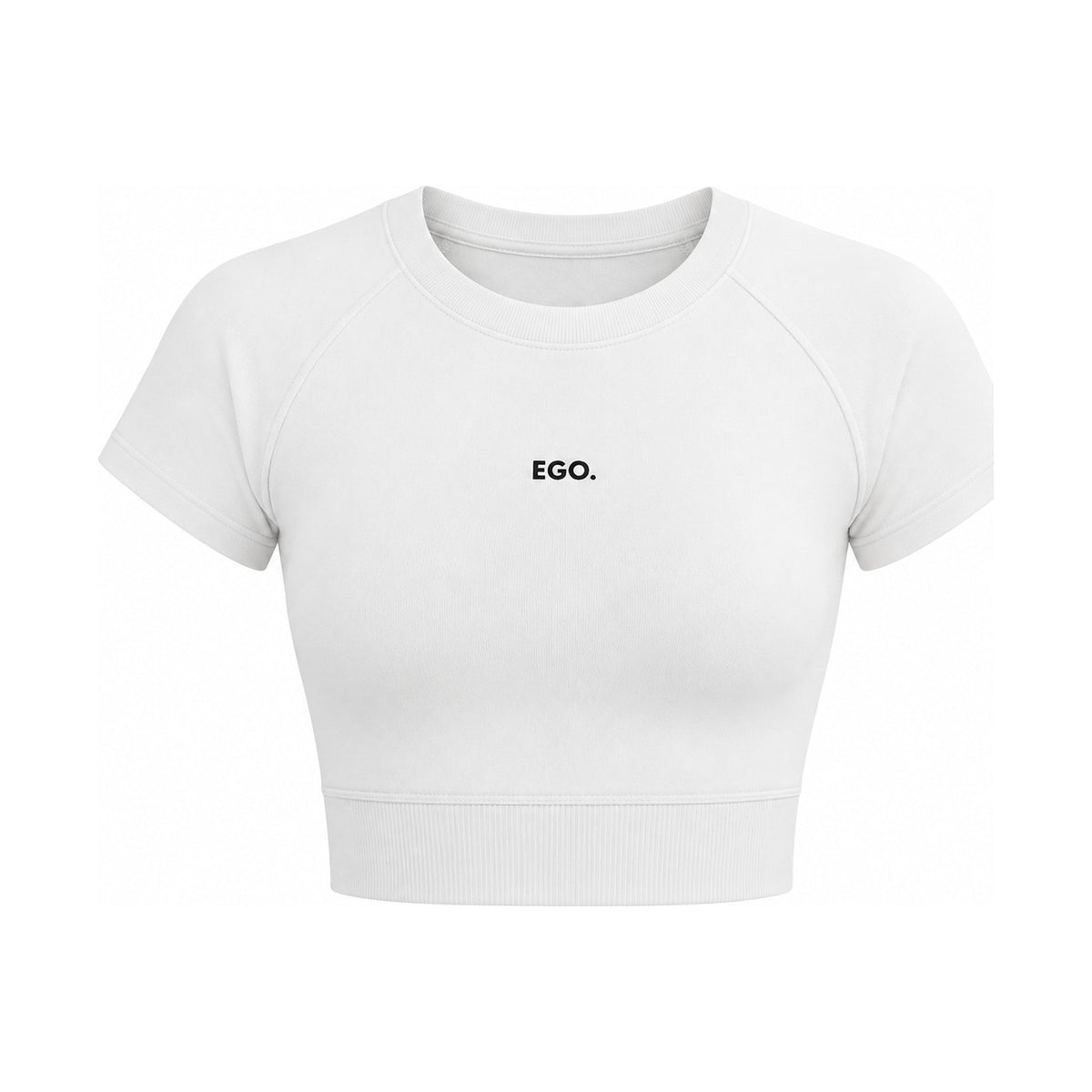 LADY LILI beli ženski crop top sa kratkim rukavom — EGO